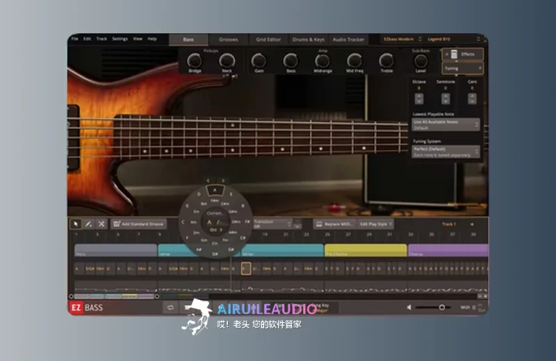 EZbass主程序+核心原厂音色库Core Library v1.1.2 Toontrack – EZbass 1.3.4Mac/Win-哎！老头软件资源分享