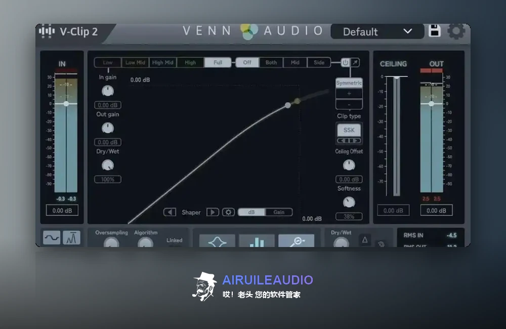 Venn Audio – V-Clip 2 插件界面