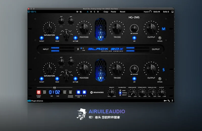 Plugin Alliance Brainworx Black Box Analog Design HG-2MS Mac-哎！老头软件资源分享