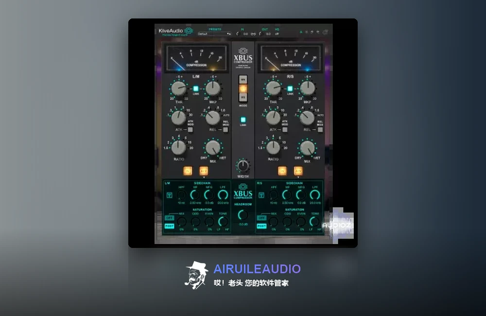 Kiive Audio – XBus 插件界面