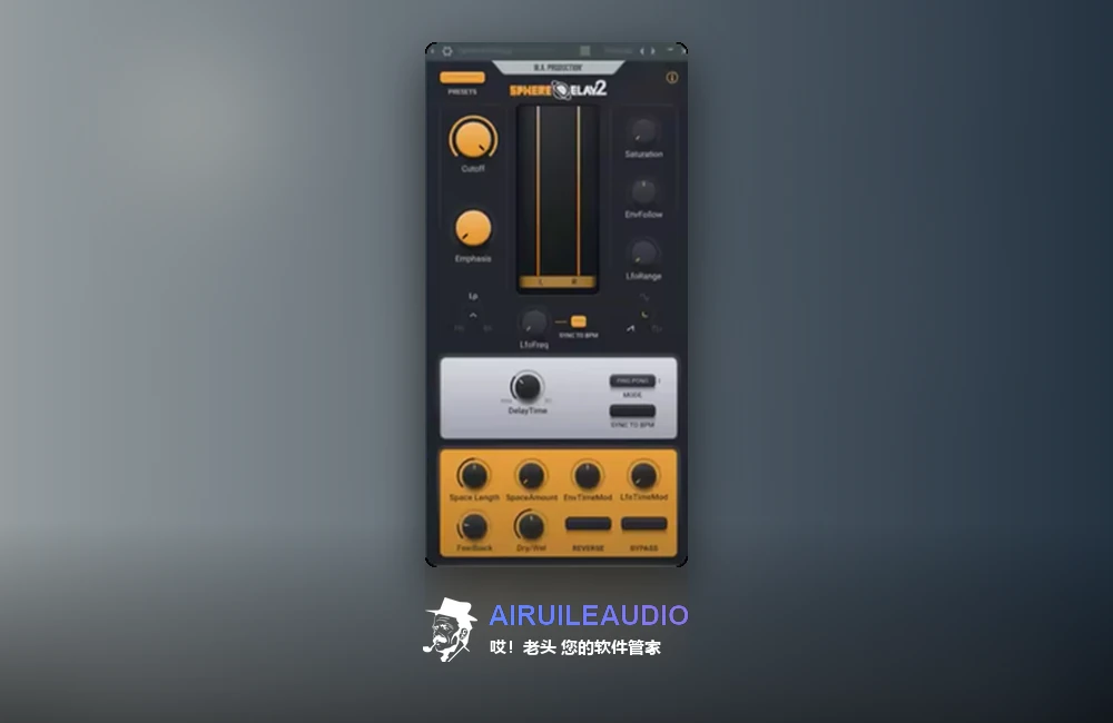 W.A. Production – Sphere Delay 2 插件界面