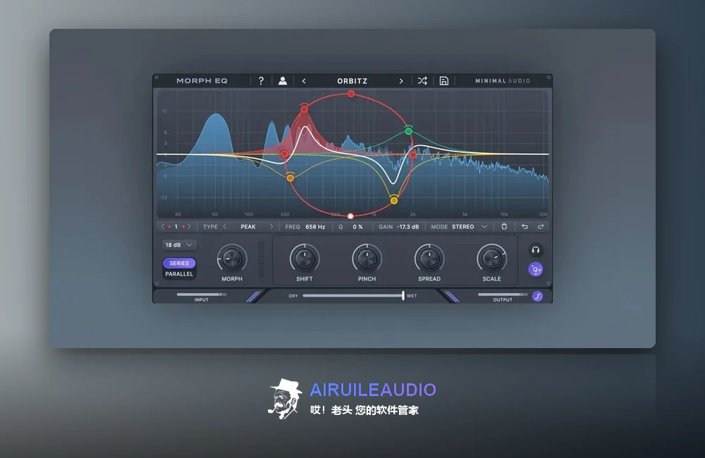 Minimal Audio Morph EQ 插件界面