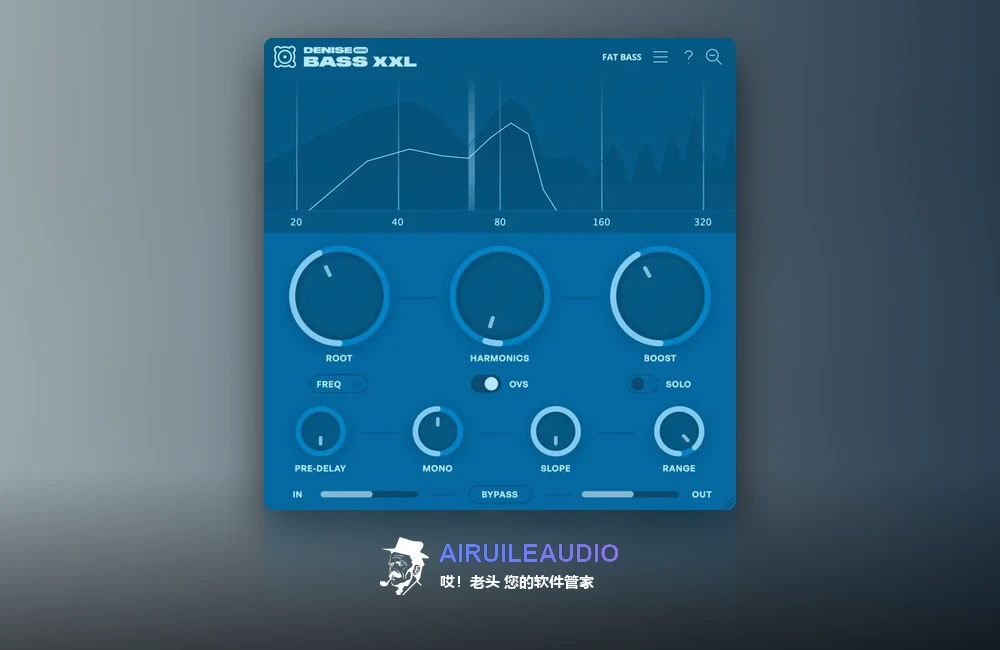 Denise Audio Bass XXL 插件界面