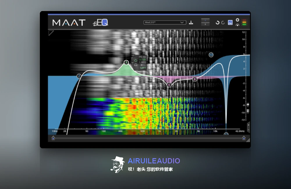 MAAT Digital thEQblue 插件界面