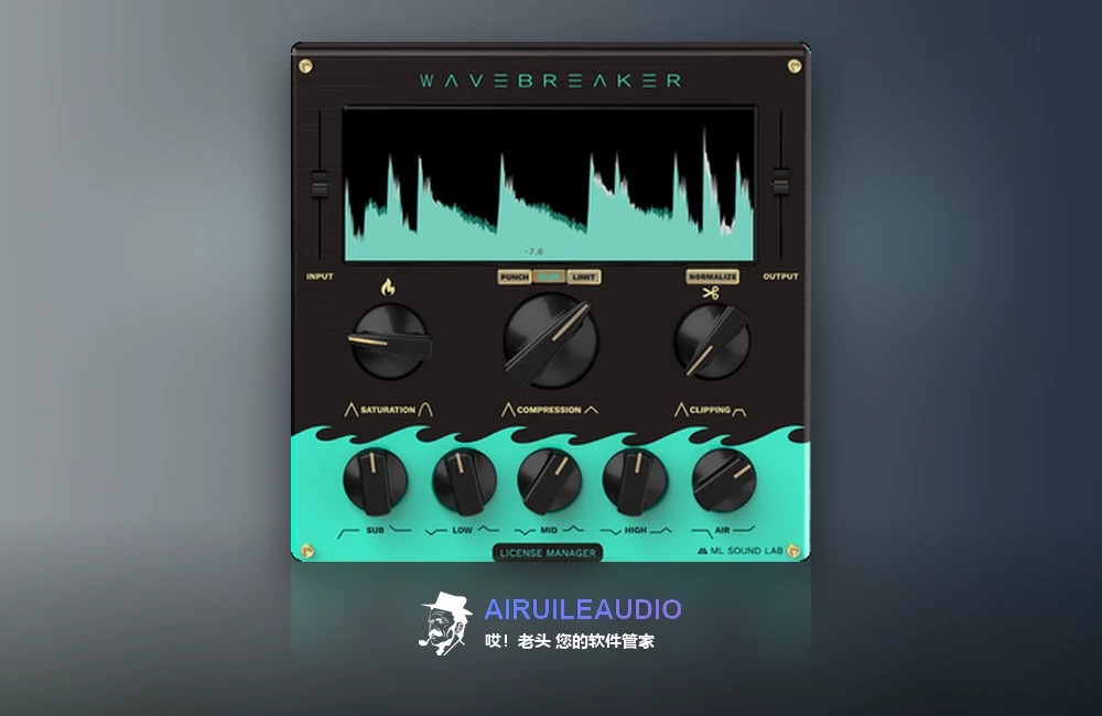 ML Sound Lab – Wavebreaker 插件界面