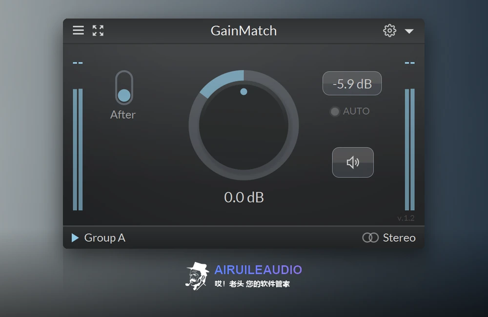 LetiMix GainMatch 插件界面