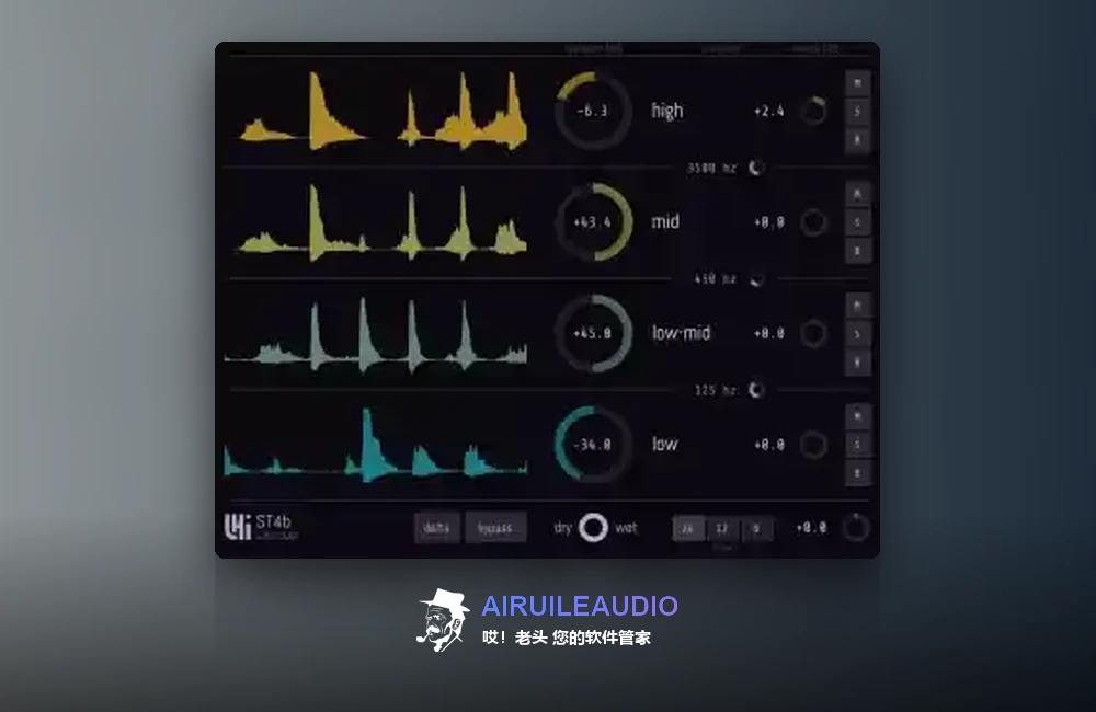 LHI Audio – ST4b 插件界面