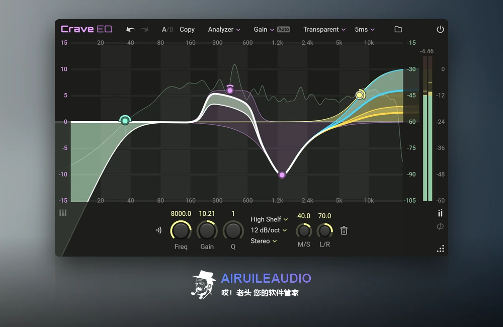 Crave DSP Crave EQ 插件界面