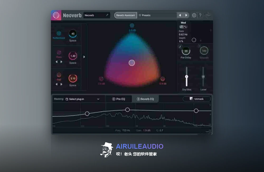 iZotope Neoverb Pro 插件界面