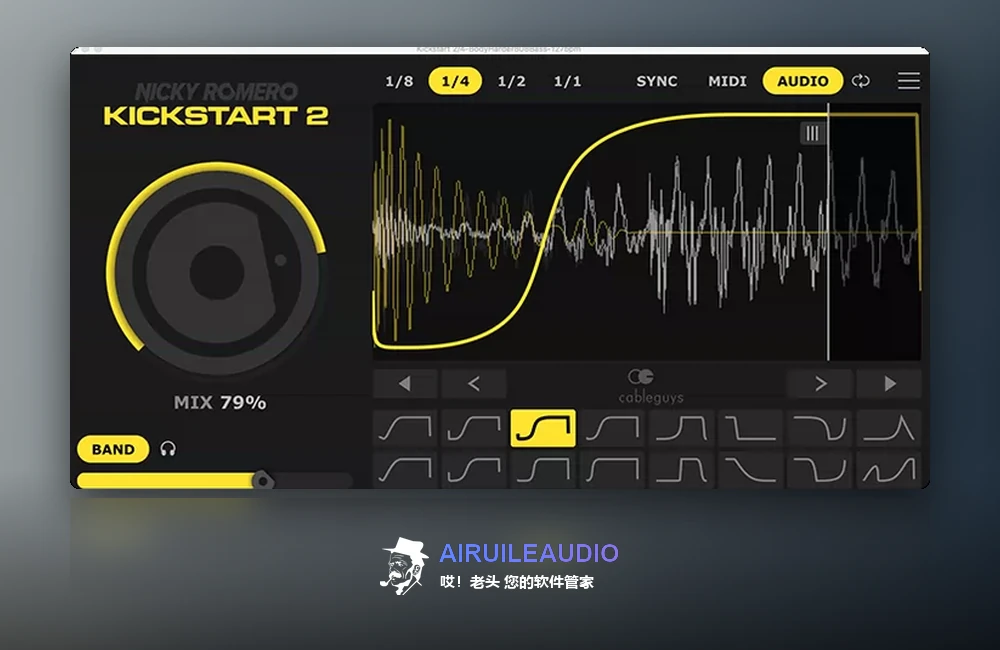 Nicky Romero Kickstart 插件界面