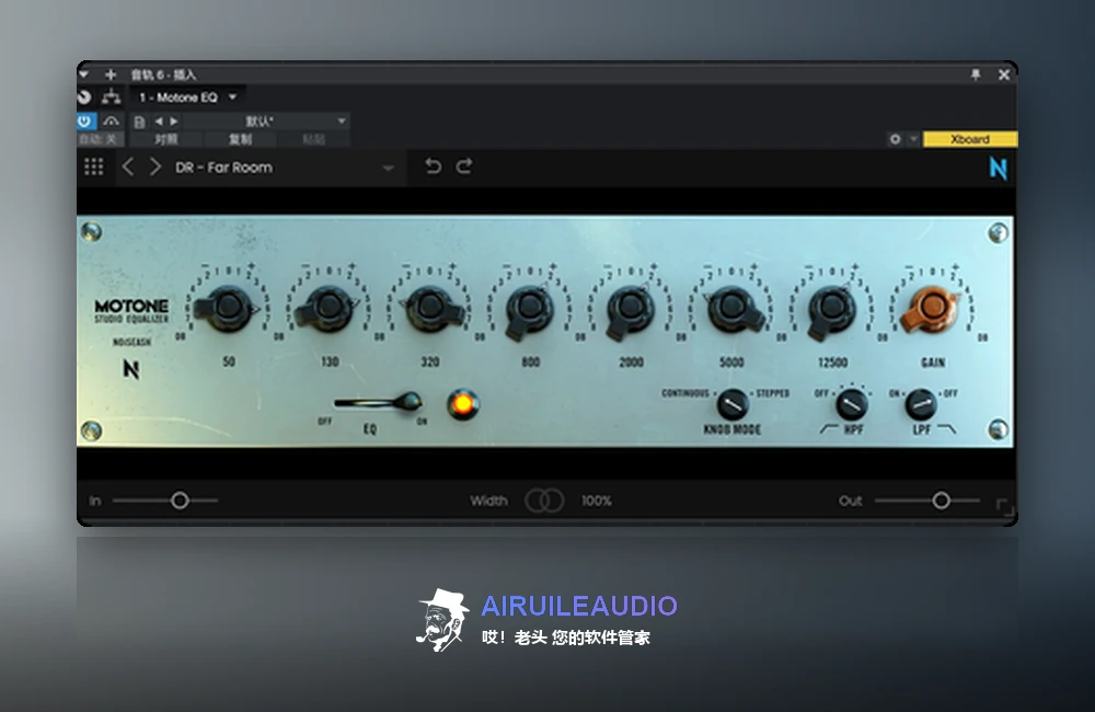 NoiseAsh Audio Motone Pro 插件界面