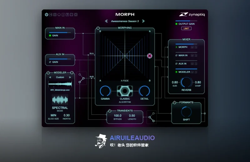 Zynaptiq MORPH 3 PRO Windows-哎！老头软件资源分享