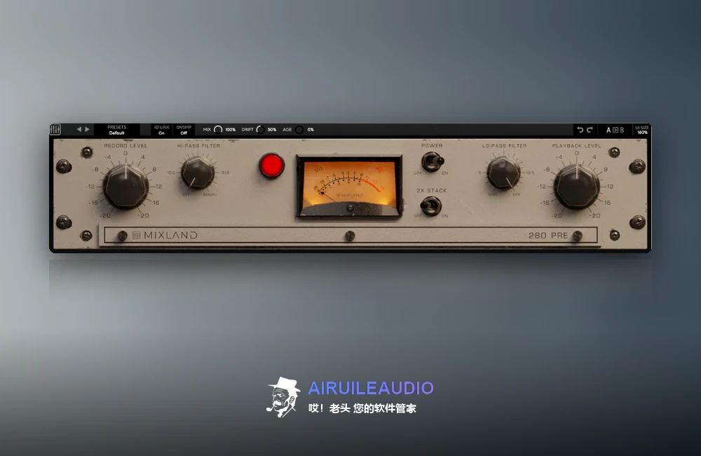 Mixland 280 PRE 插件界面