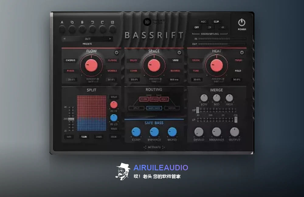 InstantAudio BassRift 插件界面