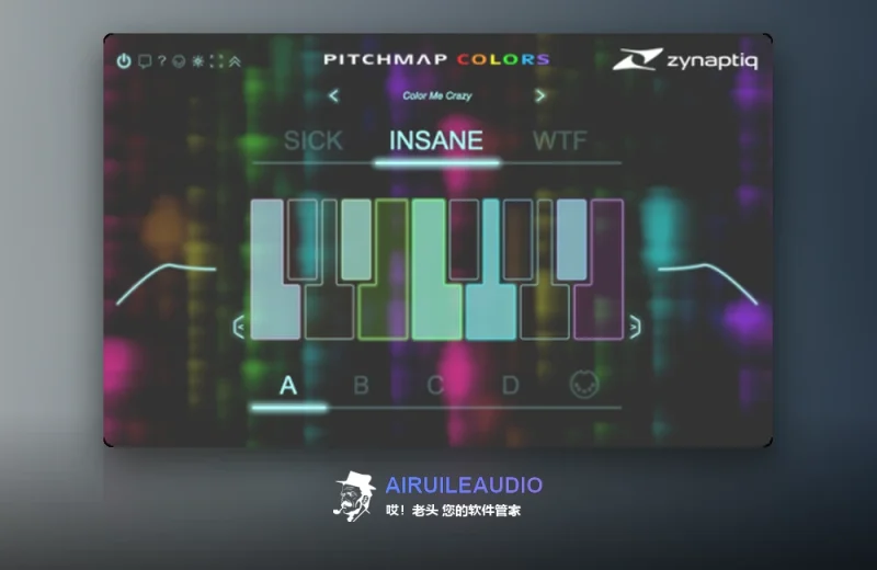 Zynaptiq – PITCHMAP COLORS Windows-哎！老头软件资源分享
