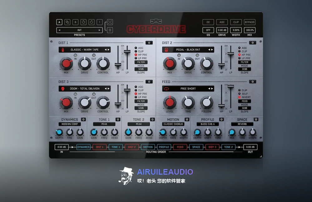 JMG Sound – Cyberdrive 插件界面
