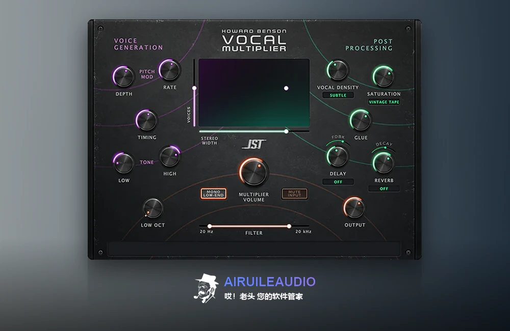 Howard Benson Vocal Multiplier 插件界面
