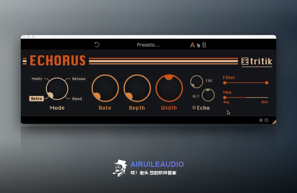 Tritik Echorus 插件界面