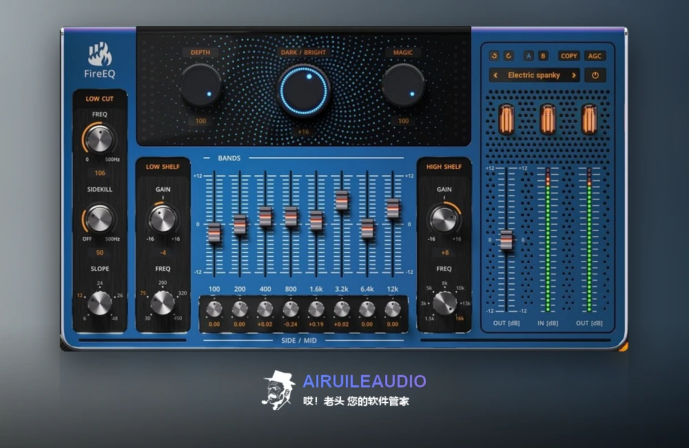 FireSonic FireEQ 插件界面