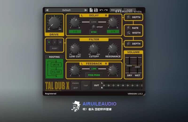Togu Audio Line TAL-Dub-X Windows-哎！老头软件资源分享