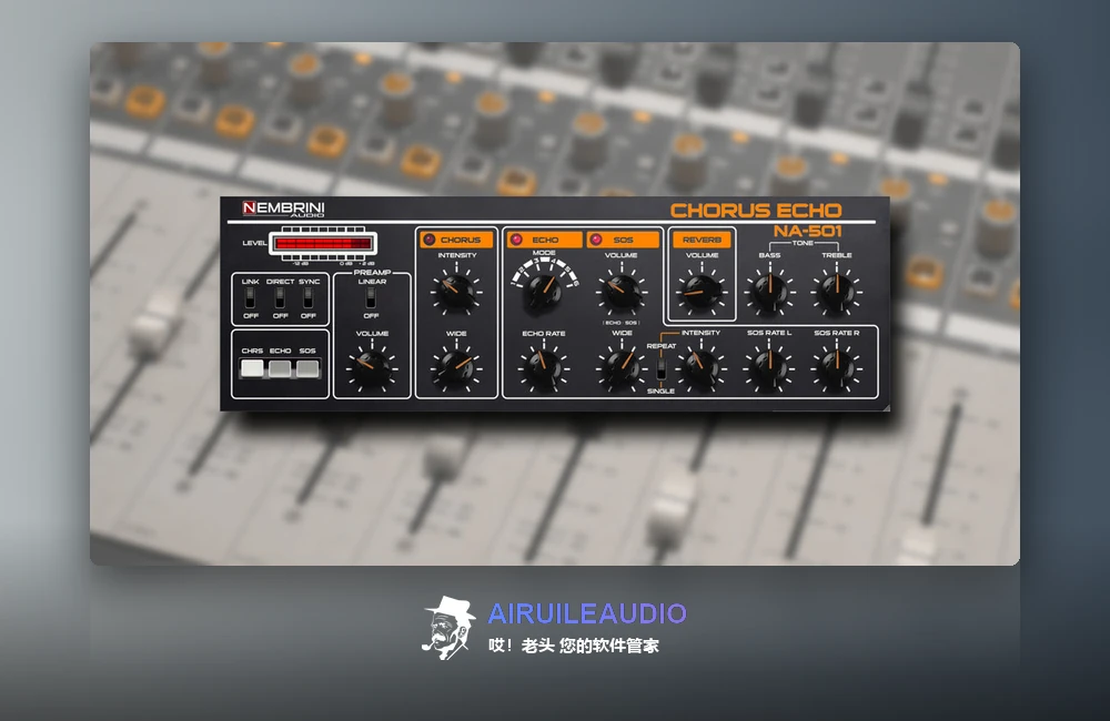 Nembrini Audio NA 501 Chorus Echo 插件界面