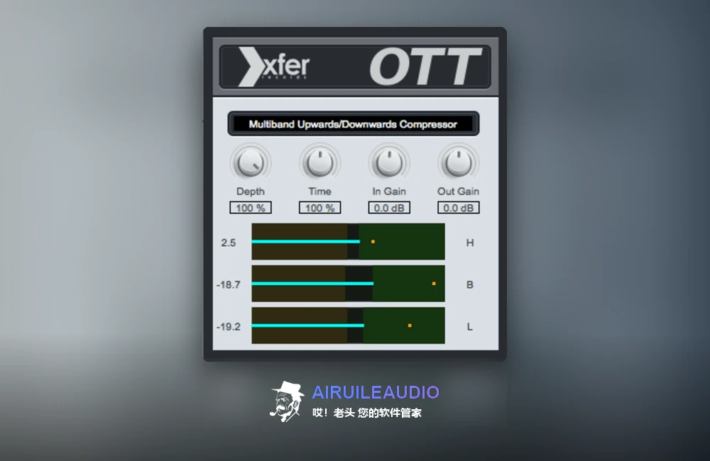 Xfer Records OTT 插件界面