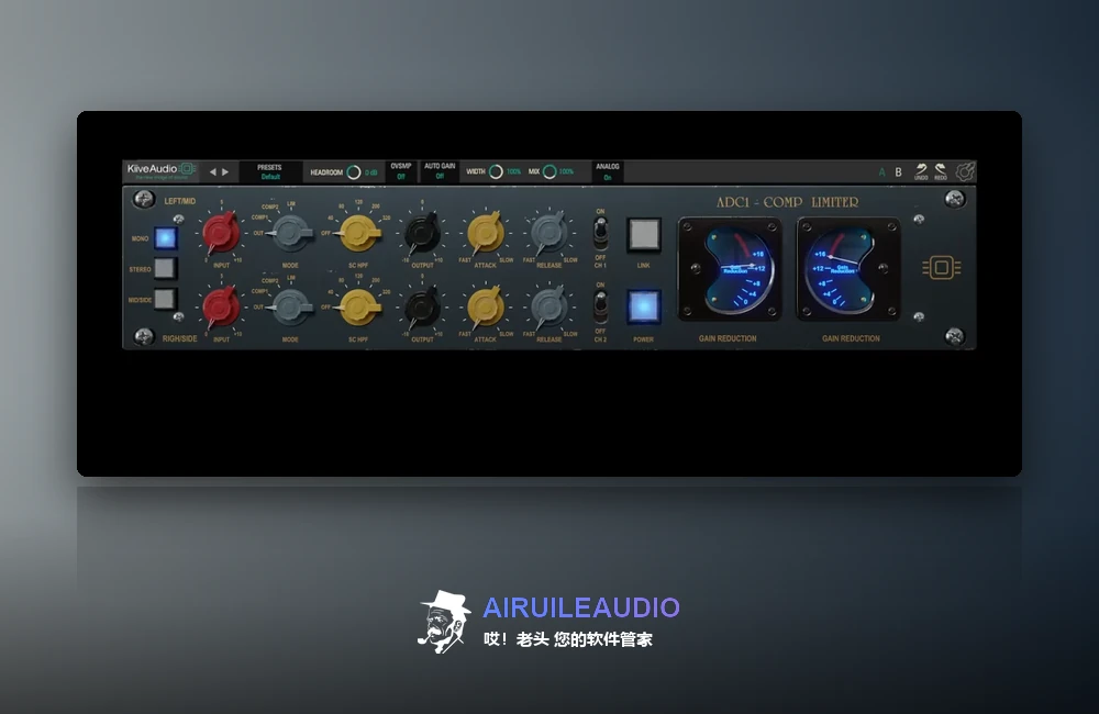 Kiive Audio ADC1 Comp Limiter 插件界面