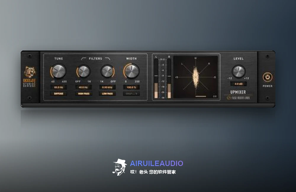 Fuse Audio Labs – OCELOT Upmixer 插件界面
