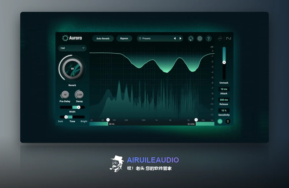 iZotope Aurora 插件界面