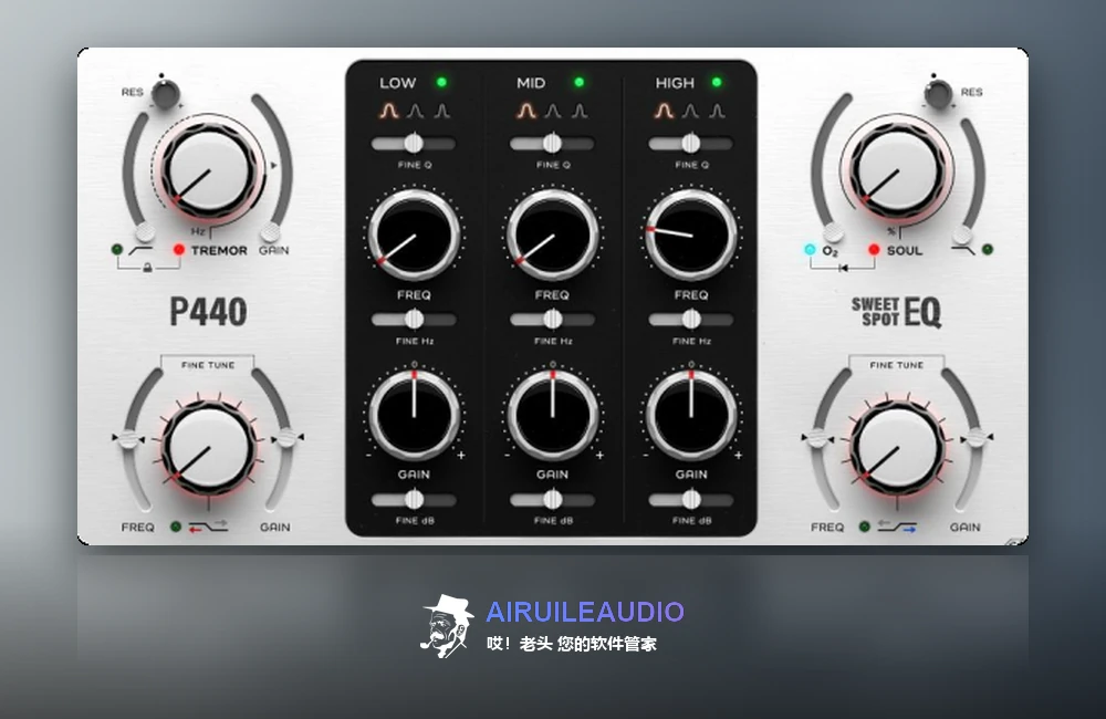 Pulsar Modular – P440 Sweet Spot 插件界面