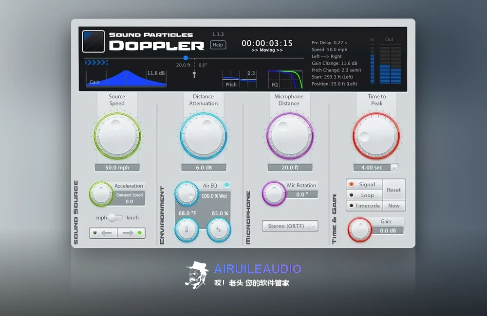 Sound Particles Air 插件界面