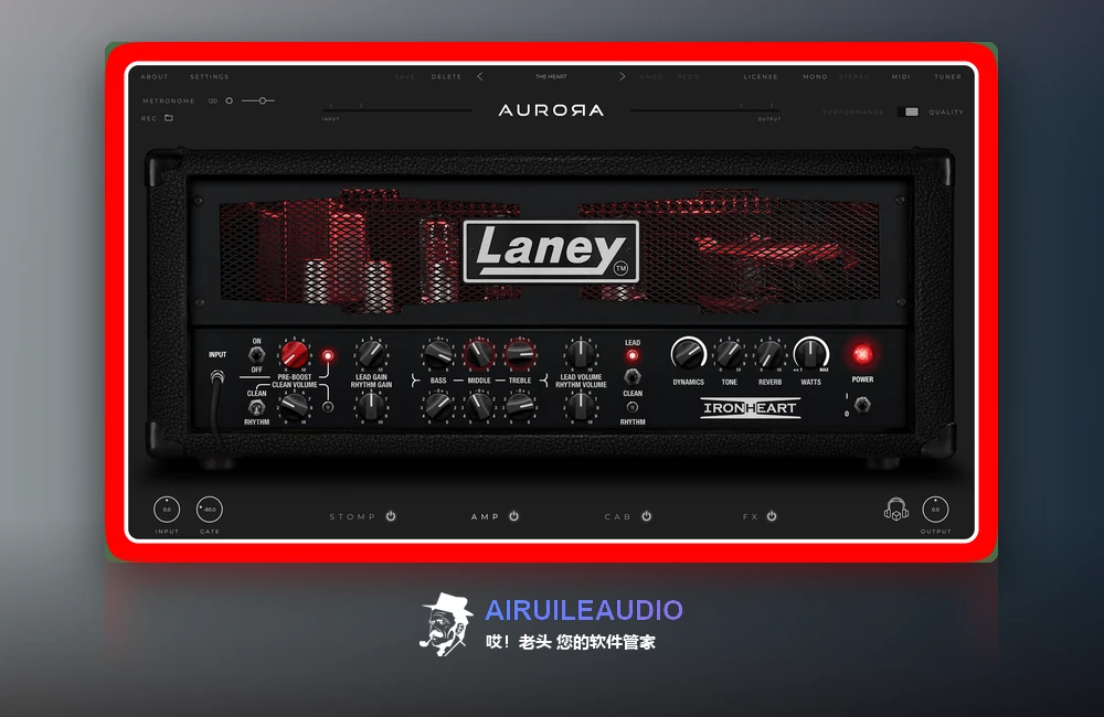 Aurora DSP – IronHeart 插件界面
