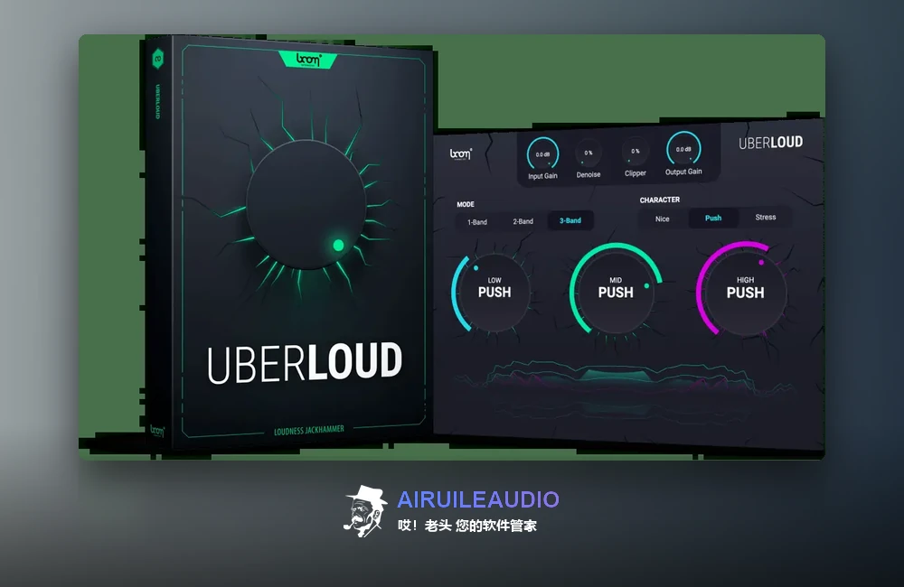 Boom Library Uberloud 插件界面