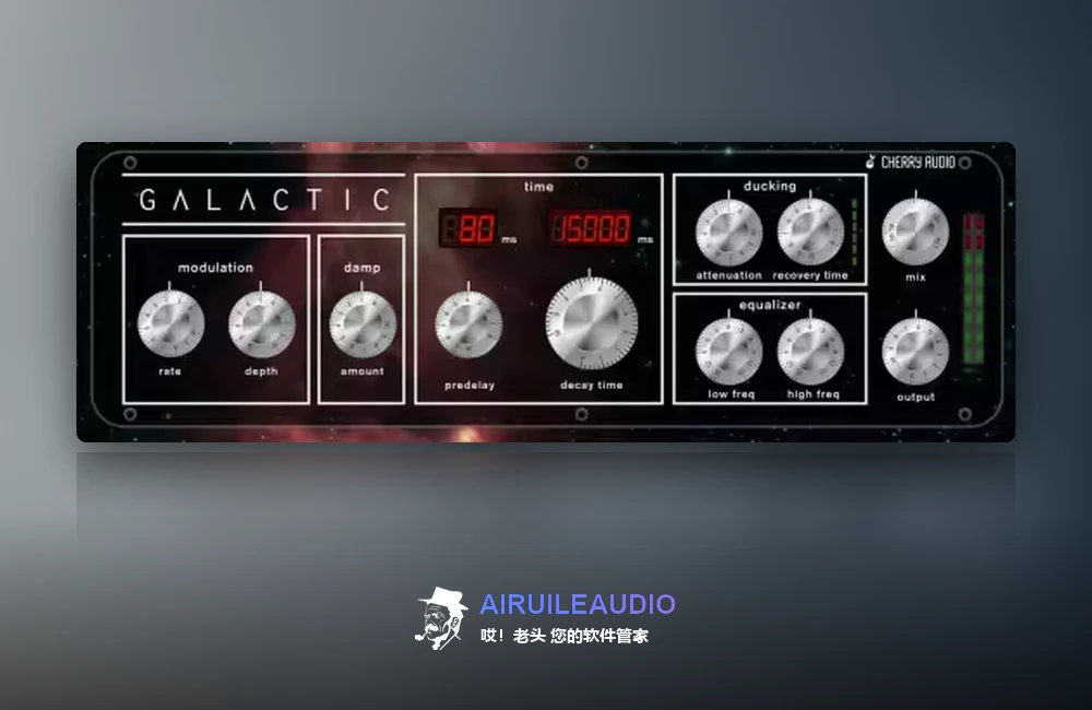 Cherry Audio – Galactic Reverb 插件界面